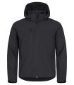 Heren Hoodie Softshell Jas Clique Classic 0200912