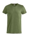 Heren T-shirt Clique Basic-T 029030 Leger-Groen