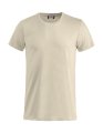 Heren T-shirt Clique Basic-T 029030 Licht Khaki