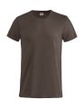 Heren T-shirt Clique Basic-T 029030 Dark Mocca