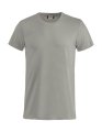 Heren T-shirt Clique Basic-T 029030 Zilver-Grijs
