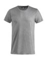 Heren T-shirt Clique Basic-T 029030 Grijs-Melange