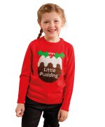 Kinder Kersttrui Little Pudding CS135
