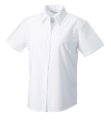 Dames blouse korte mouw Oxford Russell 933F white