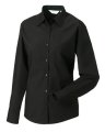 Dames blouse lange mouw Russell 934F zwart