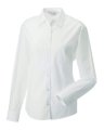 Dames blouse Poplin Russell 936F lange mouw wit