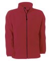 Fleece Jacket Waterproof B&C Windprotek red