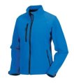 Jassen Dames Ladies Soft Shell Jacket Russell 140F azure blue