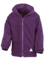 Jassen Junior Reversible Stormproof Jacket Result R160JY fleece purple