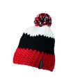 Muts Crocheted with Pompon MB7940 red/black/white