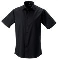 Overhemden korte mouw Fitted Stretch Russell 0R947M0 zwart