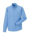 Overhemd Long Sleeve Classic Twill Shirt Russell 916M blue