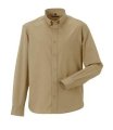 Overhemd Long Sleeve Classic Twill Shirt Russell 916M khaki