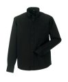Overhemd Long Sleeve Classic Twill Shirt Russell 916M zwart