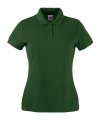 Polo's Ladies Polo Blended Fabric Fruit of the Loom 63-212-0 bottle green