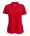 Polo's Ladies Polo Blended Fabric Fruit of the Loom 63-212-0 rood