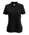 Polo's Ladies Polo Blended Fabric Fruit of the Loom 63-212-0 zwart