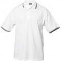 Poloshirt Clique Amarillo 028219 white-navy
