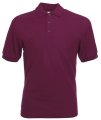 Polo's Blended Fabric Fruit of the Loom 63-402-0 burgundy