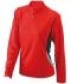 Loop shirt JN392 Ladies Running Shirt rood-zwart
