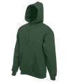 Hooded sweater, Fruit of the Loom 62-208-0, bottle green