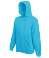 Hooded Sweater Fruit of the Loom azure