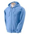 Hooded sweaters Heavyweight Full Zip Hooded Sweat Gildan 18600 carolina blue