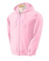 Hooded sweaters Heavyweight Full Zip Hooded Sweat Gildan 18600 light pink