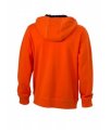 Hooded Sweaters Lifestyle JN963 dark oranje-navy