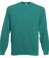 Sweater Raglan Fruit of the Loom 62-216-0 emerald