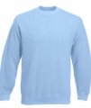 Heren Sweaters Fruit of the Loom set in 62-202-0 sky blue