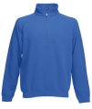 Sweater Zip Neck Fruit of the Loom 62-032-0 royal blue