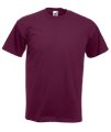 T-shirts Fruit of the Loom Super premium 61-044-0 burgundy