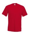 T-shirts Fruit of the Loom Super premium 61-044-0 rood