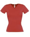 T-shirts, Women's T-Shirt V-Neck B&C Watch rood